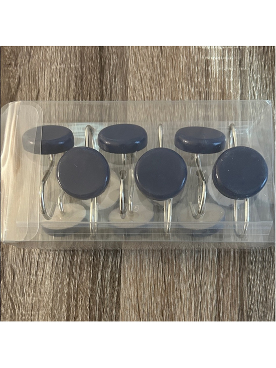 Other - Dark Blue Shower Curtain Hooks